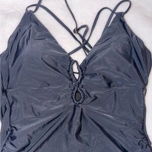 Black One Piece Swimsuit